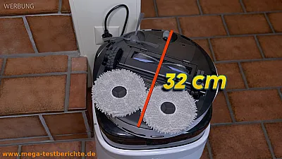 LEFANT M3 Wischroboter - Durchmesser