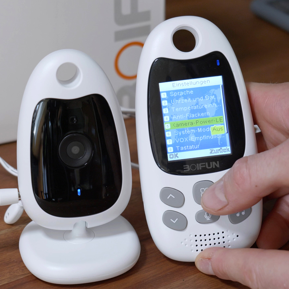 BOIFUN Babyphone mit Kamera und Audio