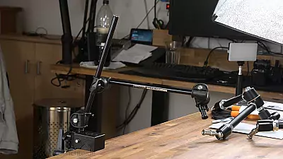 Manfrotto Superclamp und Arme 8