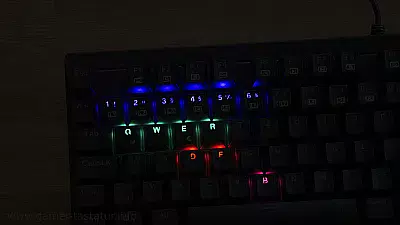 Zonenbeleuchtung einer Tastatur