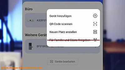EZVIZ DL01 Pro - Teilenfunktion