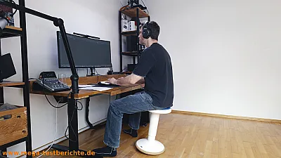 Interstuhl Test am Schreibtisch