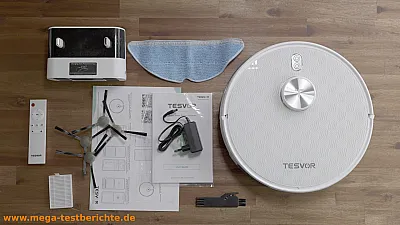 Lieferumfang des Tesvor S8 Pro