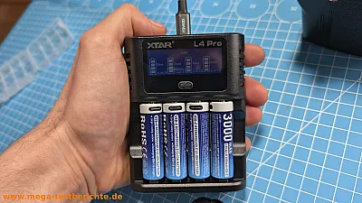 XTRA L4 Pro Ladegerät - Voll geladen