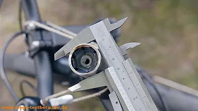 Fahrradlenker erhöhen - Gabeldurchmesser