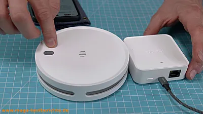 Meross Feuermelder neben dem Hub