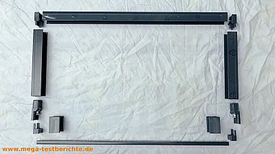 Fliegengitter Schiebetüre - Aufbau des Rahmens in klein