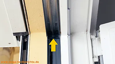 Fliegengitter Schiebetüre - Obere Führungsschiene