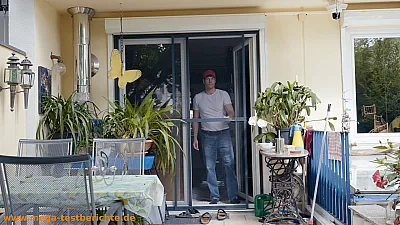 Fliegengitter Schiebetüre - Fertiges Projekt