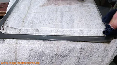 Ofentüre ausbauen - Saubere Scheibe - Nachher Ofentüre ausbauen - Saubere Scheibe - Nachher