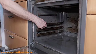 Pyrolyse - Backofenschienen sind nicht immer pyrolysefähig