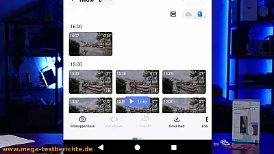EZVIZ EP8 Ultra - App - SD-Karte