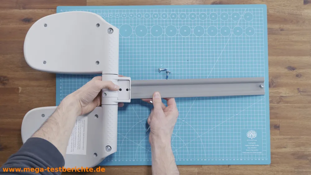 HABADA E3 Pro - Fußstütze mit Metallschiene