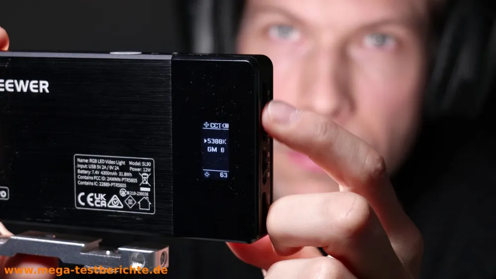 Lichteinstellung SL90