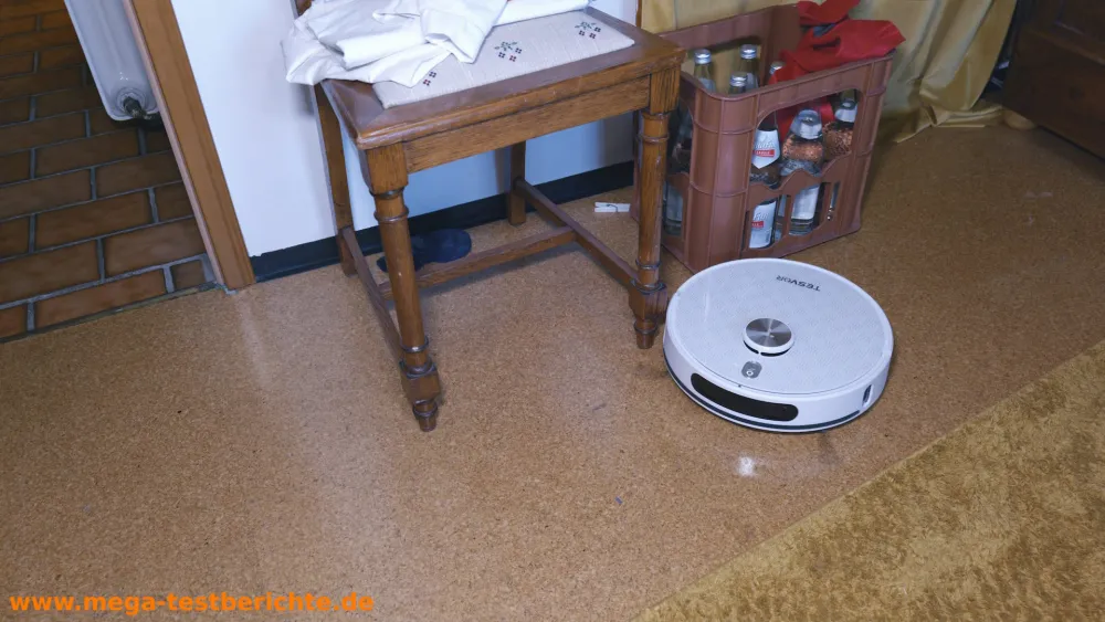 Saugtest - Saugtest mit Möbeln