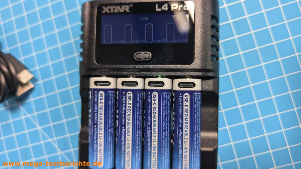 XTRA L4 Pro Ladegerät - Laden