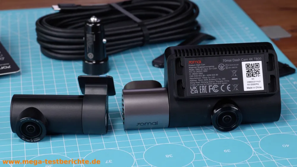 70mai T800 - Front- und Rückkkamera