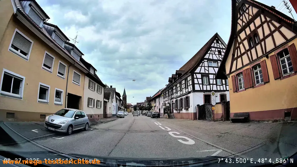 70 Mai T800 Dashcam - Testaufnahmen Frontkamera bei Tag