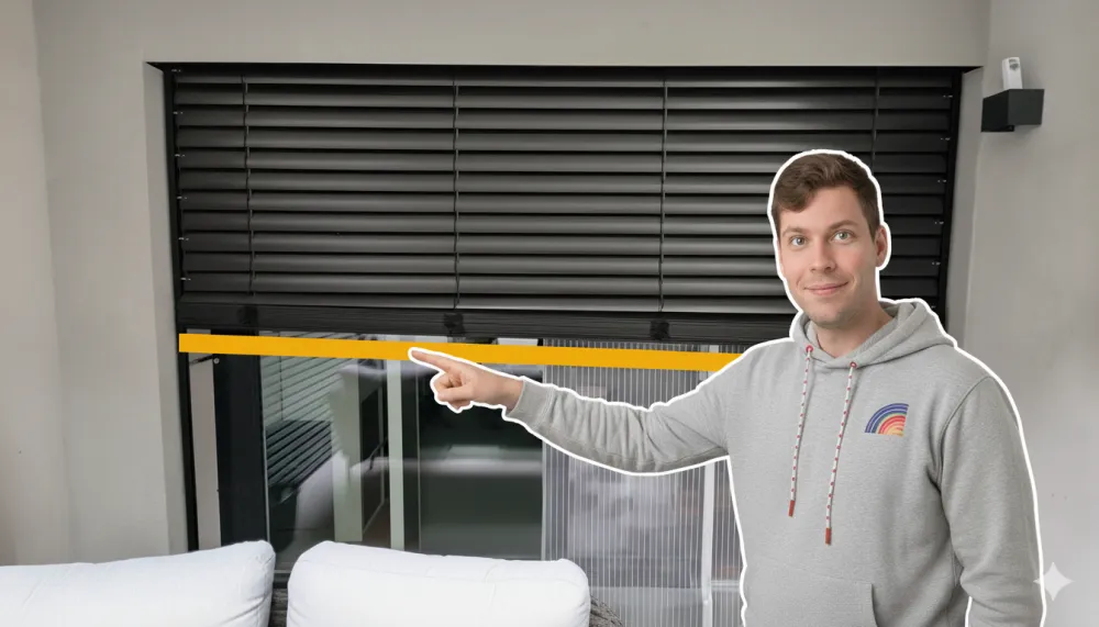 Schiefer Raffstore Rolladen