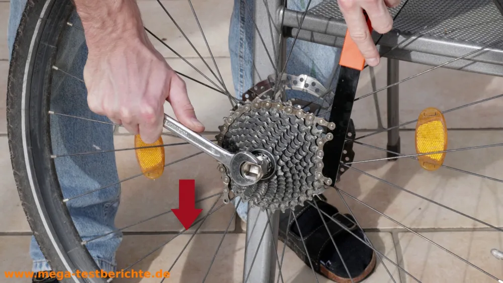 Fahrrad Kassette wechseln - Alte Kassette lösen