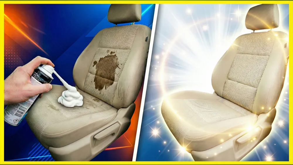 Autositz mit Rasierschaum reinigen? 