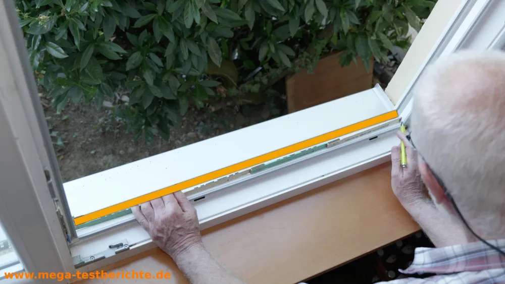 Fliegengitter Bausatz - Innenmaß nehmen