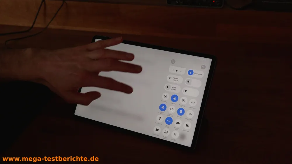 HUAWAI MatePad 11.5 S 2026 - Seitenmenü