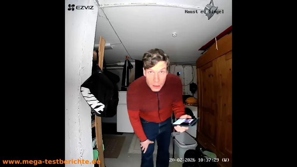 EZVIZ EP8 Ultra - Aufnahme mit Licht