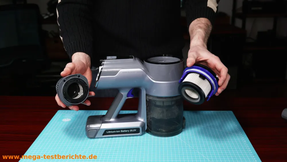 Narwal V40 Station - Filter im Staubsauger