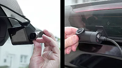 70Mai Dashcam im Auto mit Vor- und Rückkamera