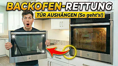Backofentüre aushängen und reinigen Backofentüre aushängen und reinigen